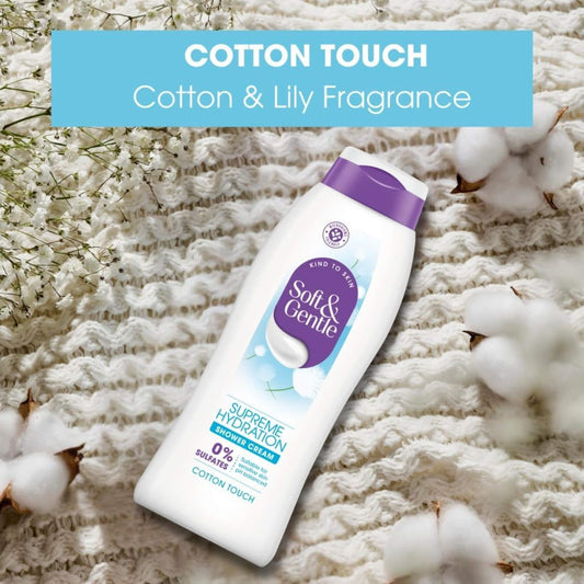 Soft & Gentle Shower Cream Cotton Touch 400ml