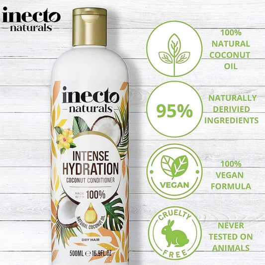 Inecto Naturals Intense Hydration Coconut Conditioner - 500ml