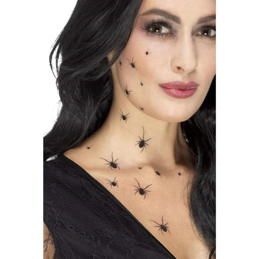Smiffys Crawling Spider Tattoo Transfers