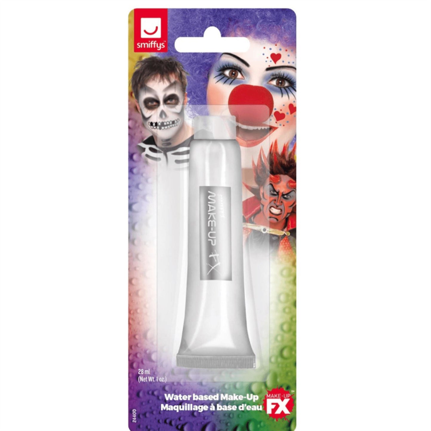 Smiffy's Make-Up FX Aqua Cream Makeup - White