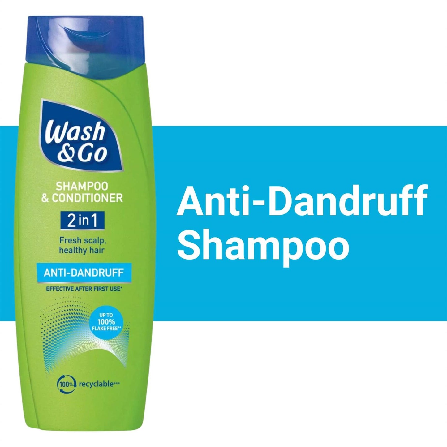 Wash & Go 2 in 1 Shampoo - Anti Dandruff
