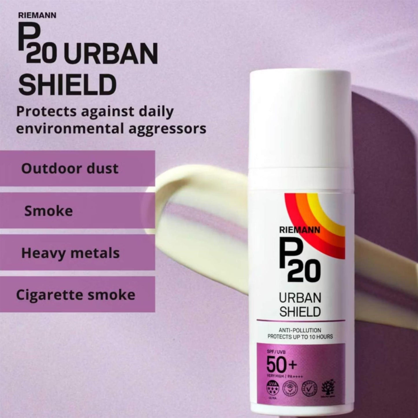 P20 Urban Shield Face SPF50+ 50g