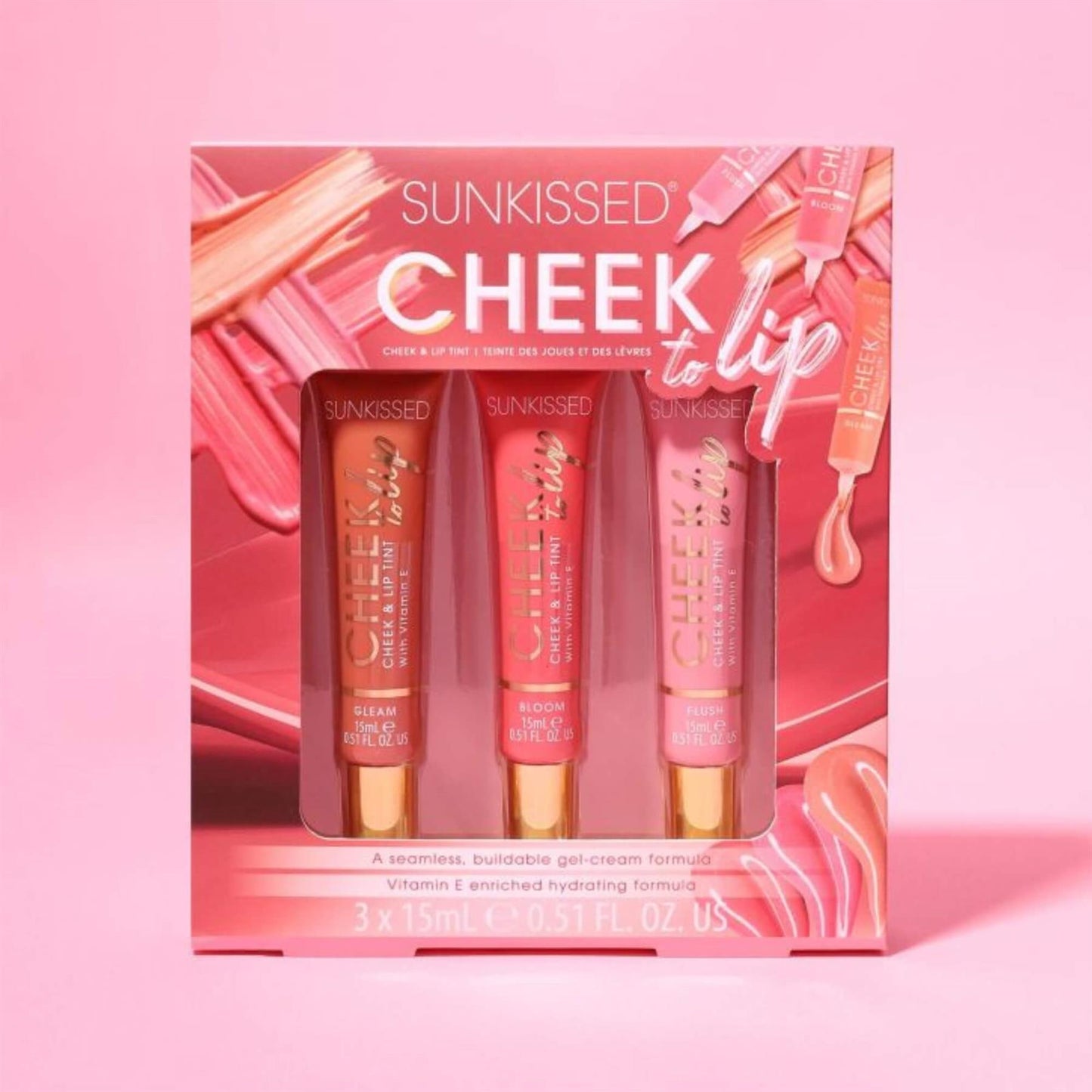 Sunkissed Cheek To Lip Trio Gift Set - 3 x 15ml