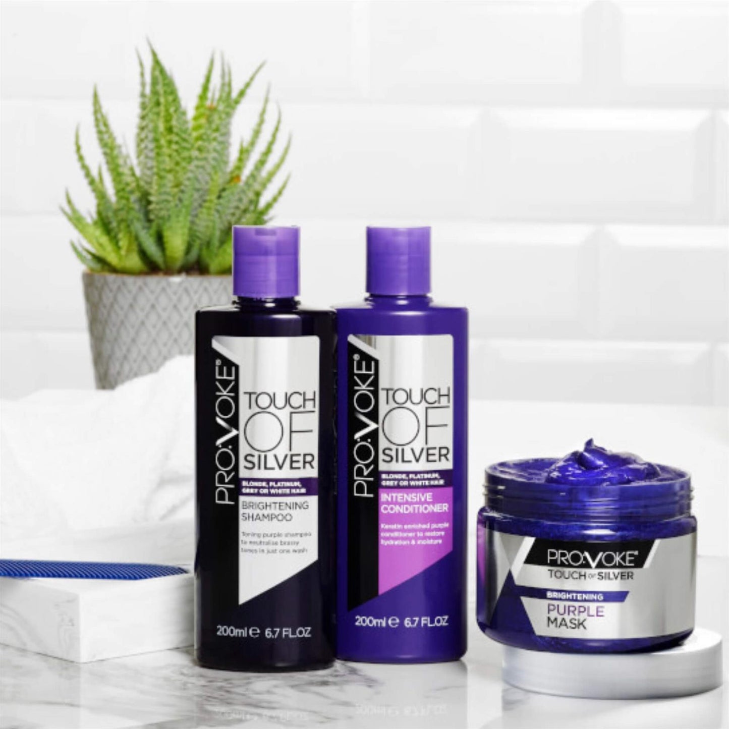 Provoke Touch Of Silver Purple Brightening Mask 300ml