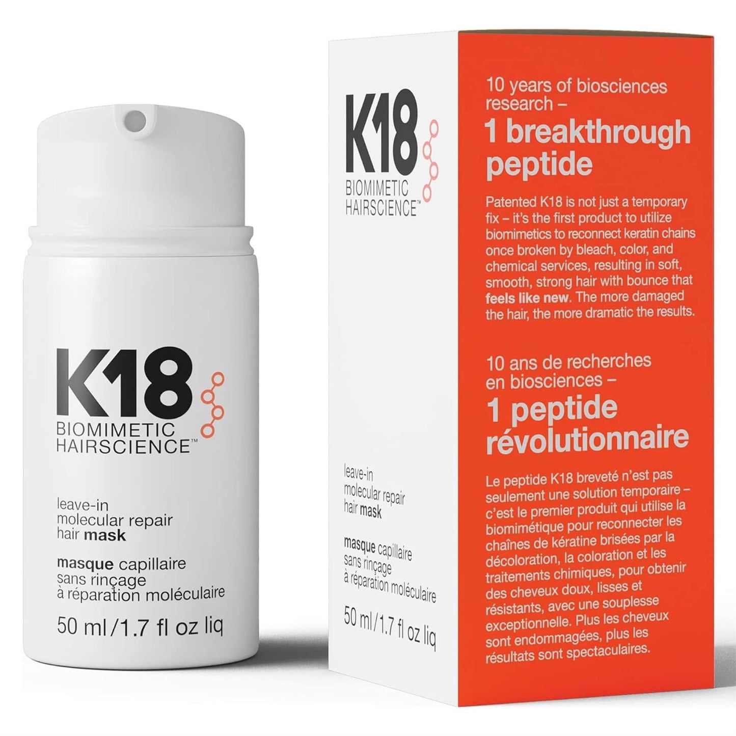 K18 Leave-in Molecular Repair Hair Mask