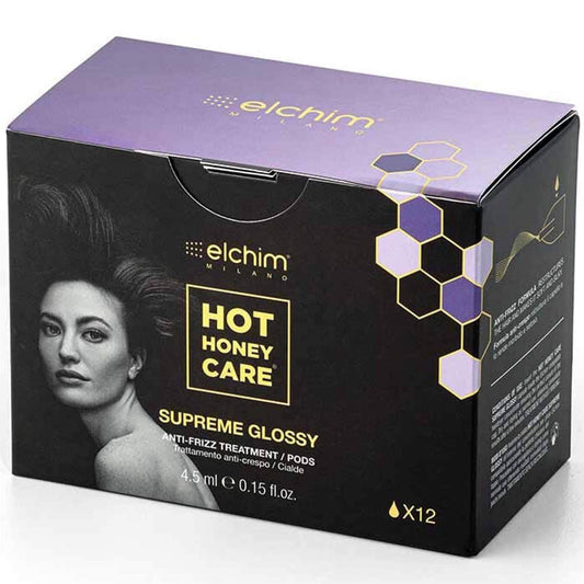 Elchim Hot Honey Care Anti-Frizz Supreme Glossy Hair Treatment - 12 Pack