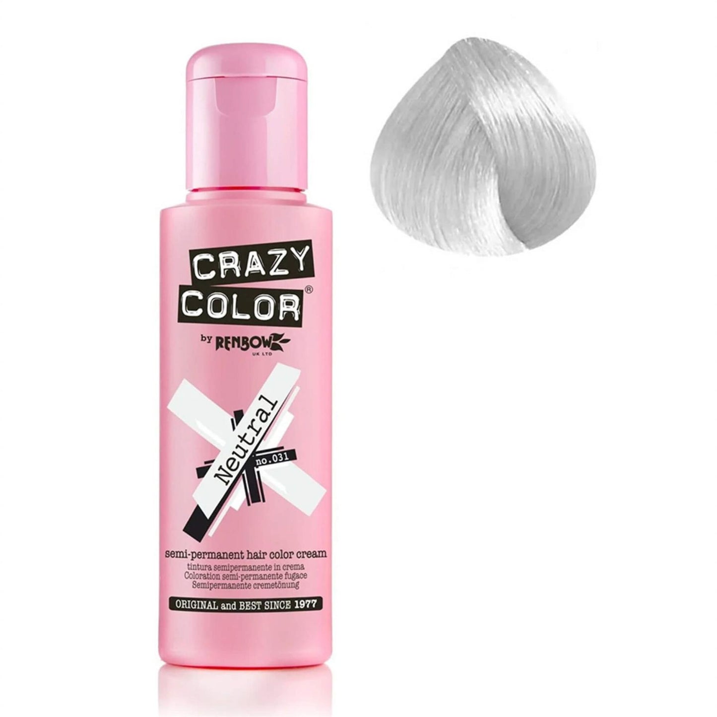 Crazy Color Neutral Semi Permanent Hair Colour - 100ml