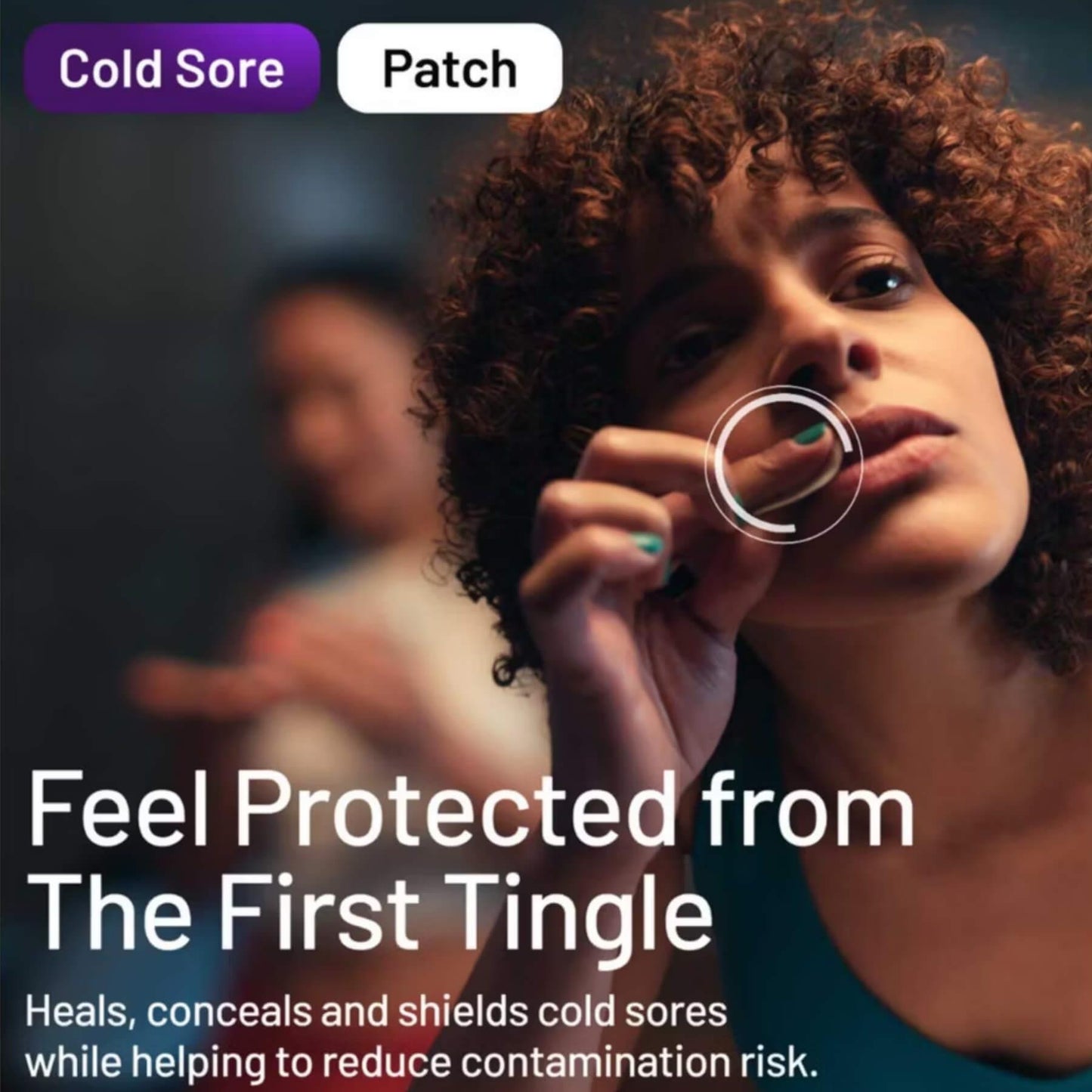 Compeed Cold Sore Treatment 15 Invisible Hydrocolloid Patches with Applicator