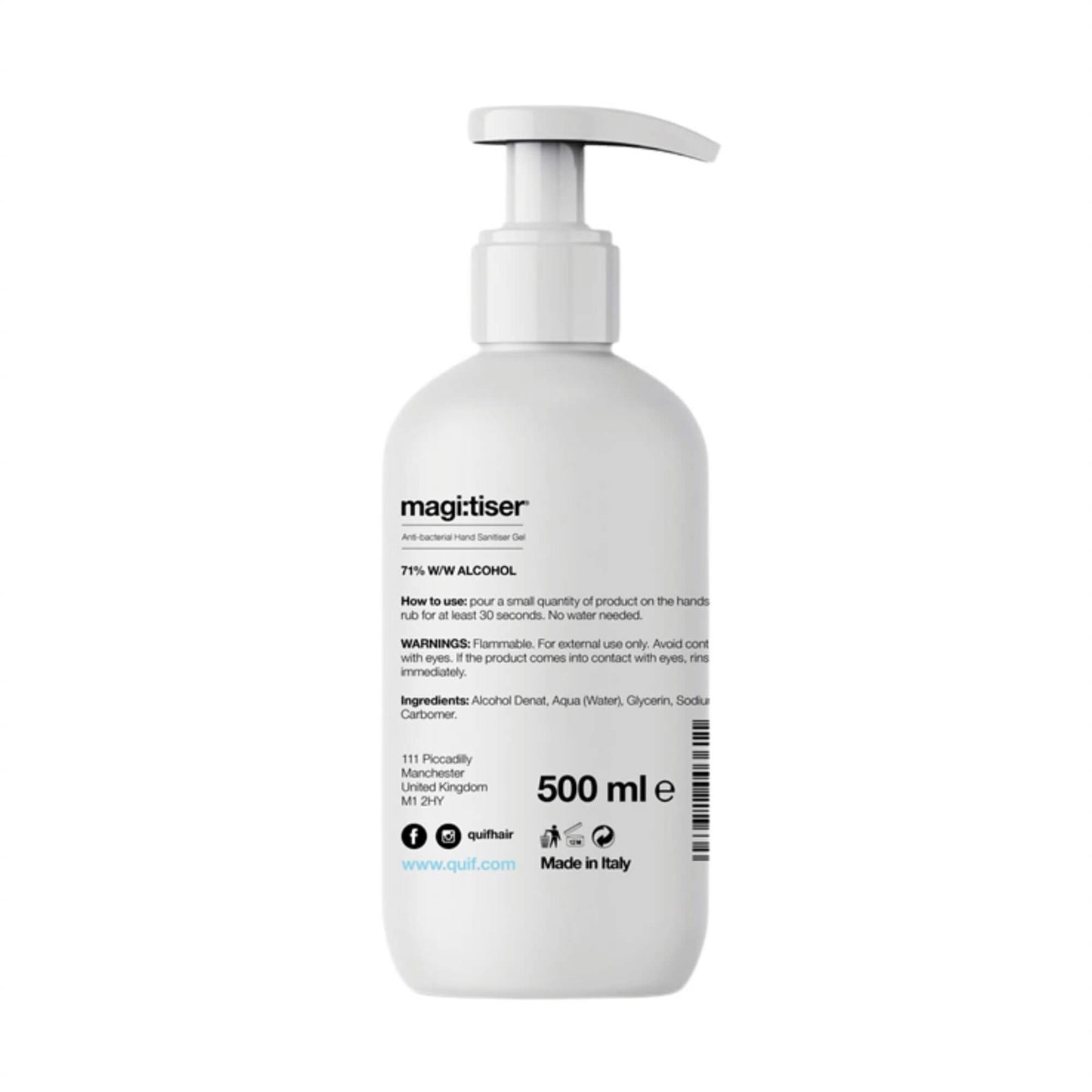 Quif magi:tiser Cleansing Hand Sanitiser Gel