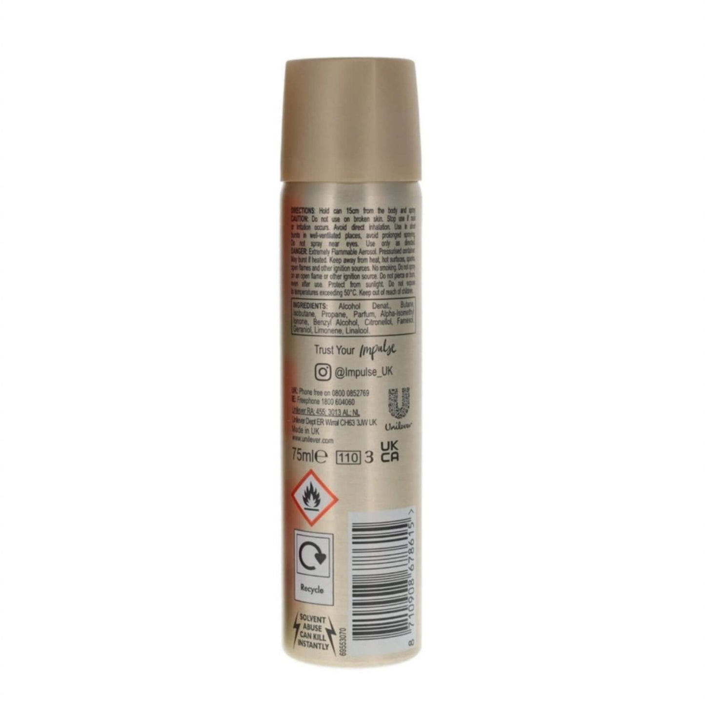 Impulse Body Spray 75ml - Instant Crush