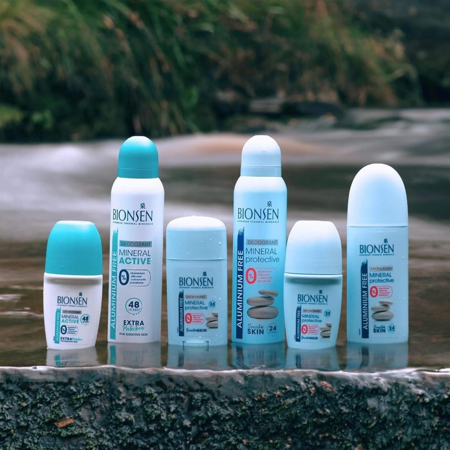 Bionsen Mineral Active Roll-On Deodorant - 0% Aluminium - Long Lasting Protection 50ml