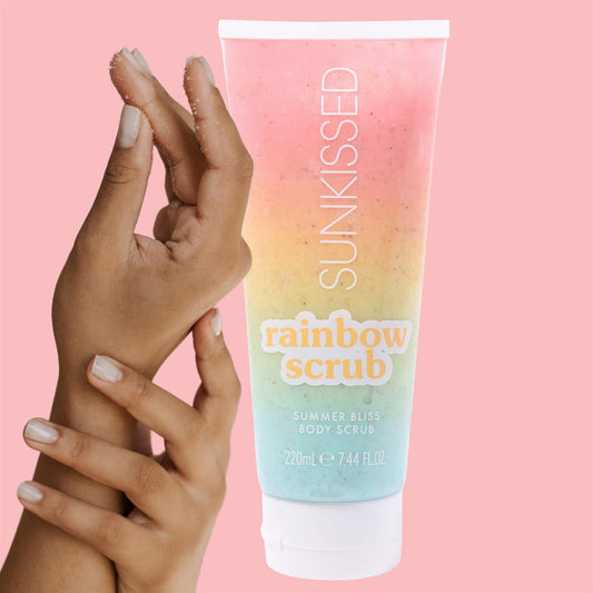 Sunkissed Rainbow Scrub Summer Bliss Body Scrub 220ml