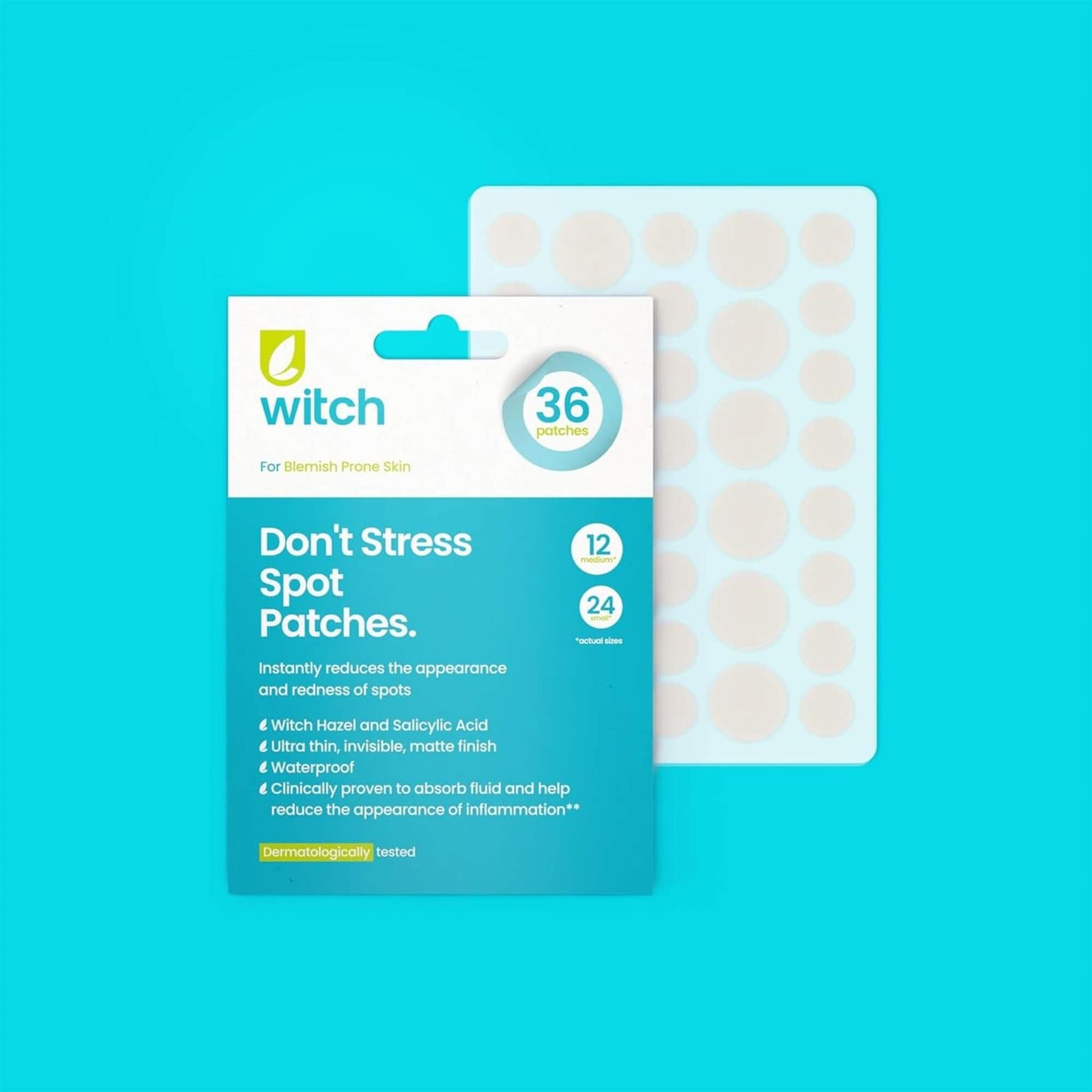 Witch Don't Stress Spot Patches - 36 Patches