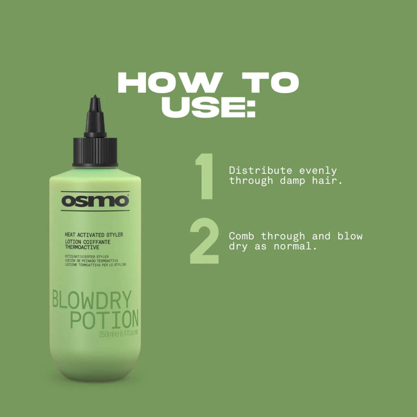 Osmo Blowdry Potion Heat Activated Styler 250ml