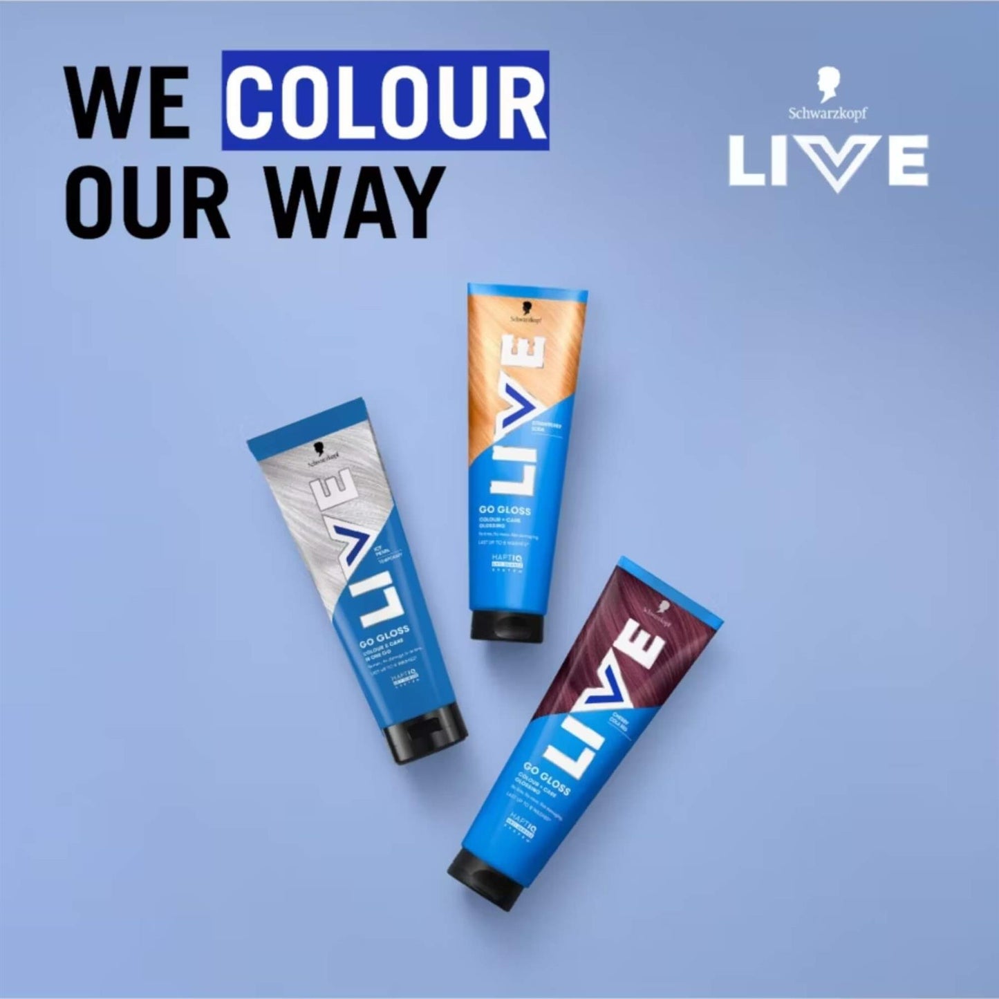 Schwarzkopf LIVE Go Gloss Icy Pearl Colour & Shine Hair Gloss 150ml