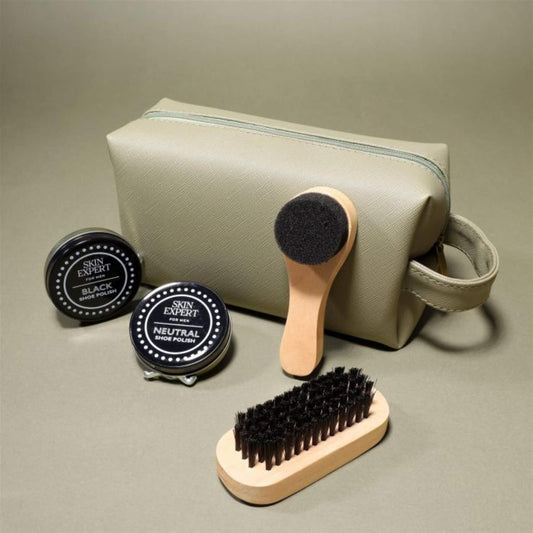 The Kind Edit Co. Shoe Shine Gift Set For Men