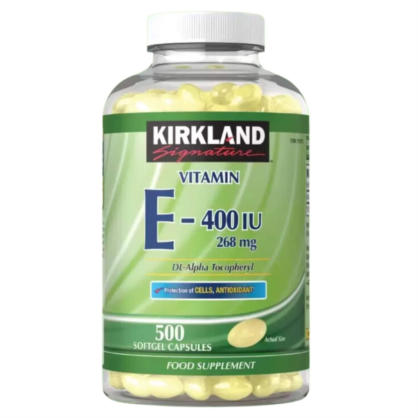 Kirkland Signature Vitamin E 400iu Capsules - 500 Pack