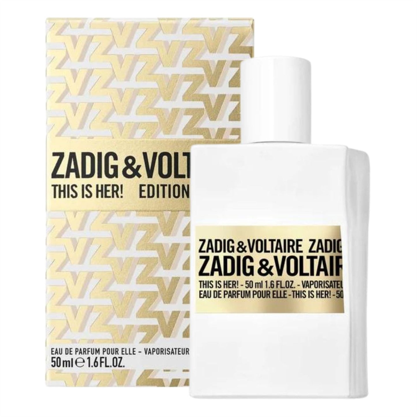 Zadig & Voltaire This Is Her Limited Edition Eau De Perfume for Her - 50ml