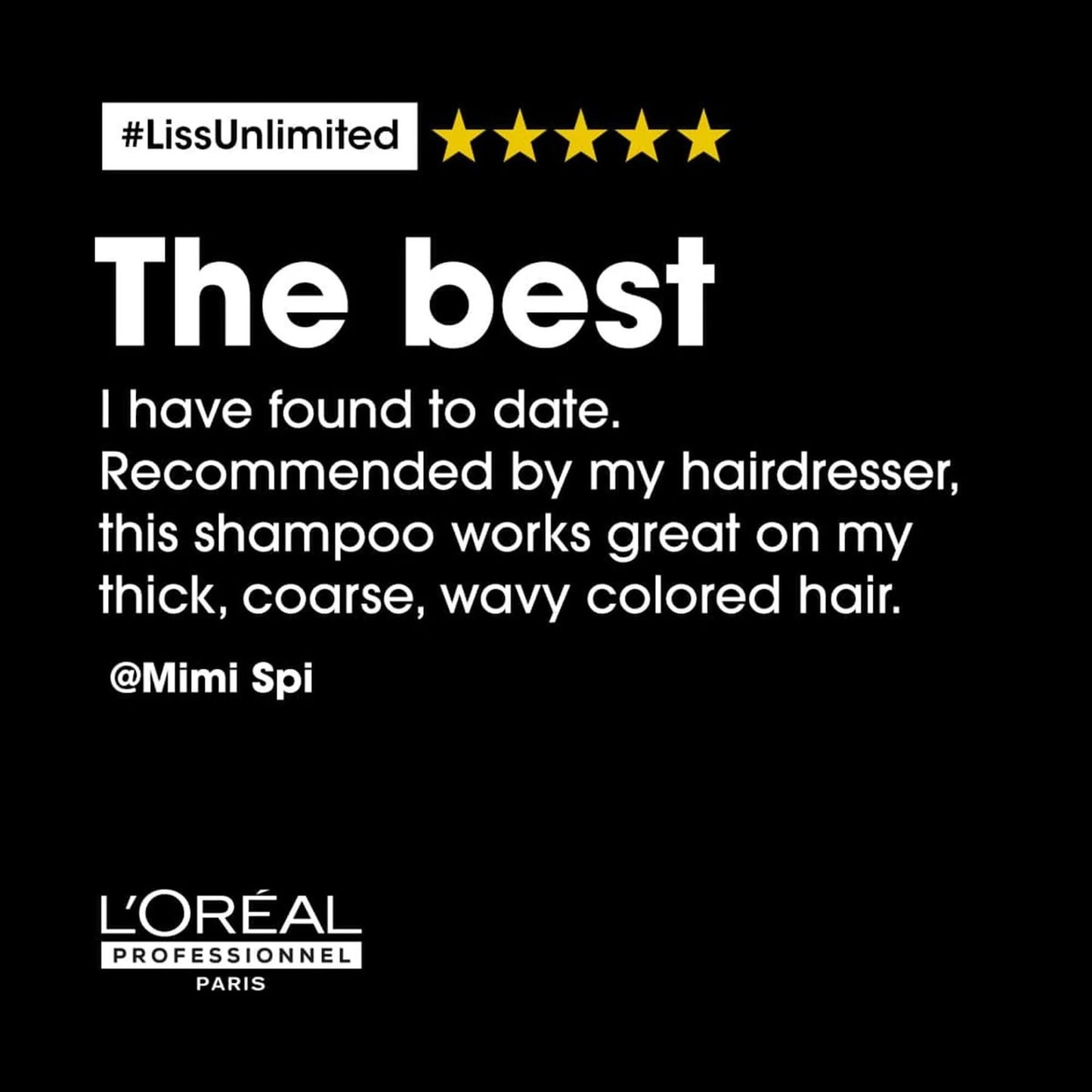 L'oreal Paris Professional Serie Expert Liss Unlimited Smoothing Shampoo