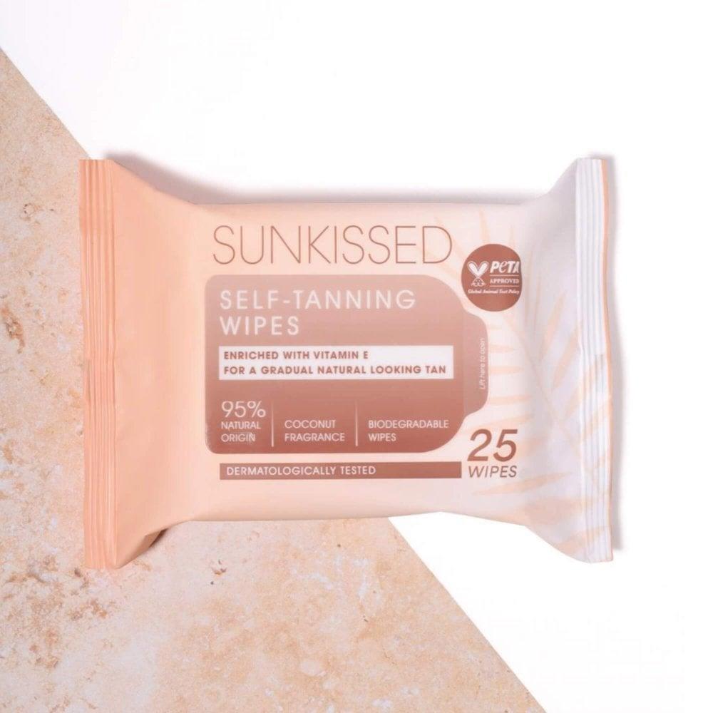 Sunkissed Self-Tanning Wipes - 25 Wipes