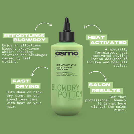 Osmo Blowdry Potion Heat Activated Styler 250ml