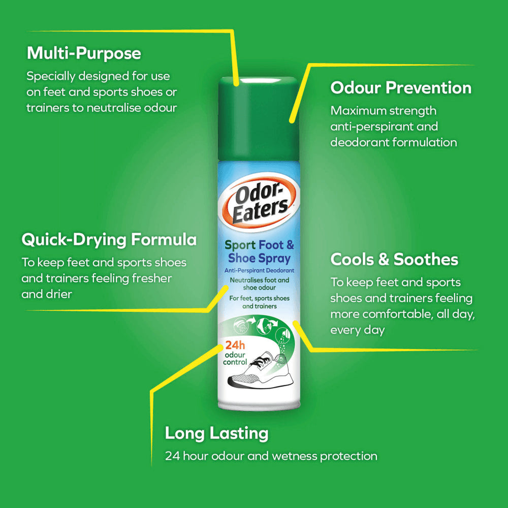 Odor Eaters Foot & Shoe Spray - Sport - 150ml