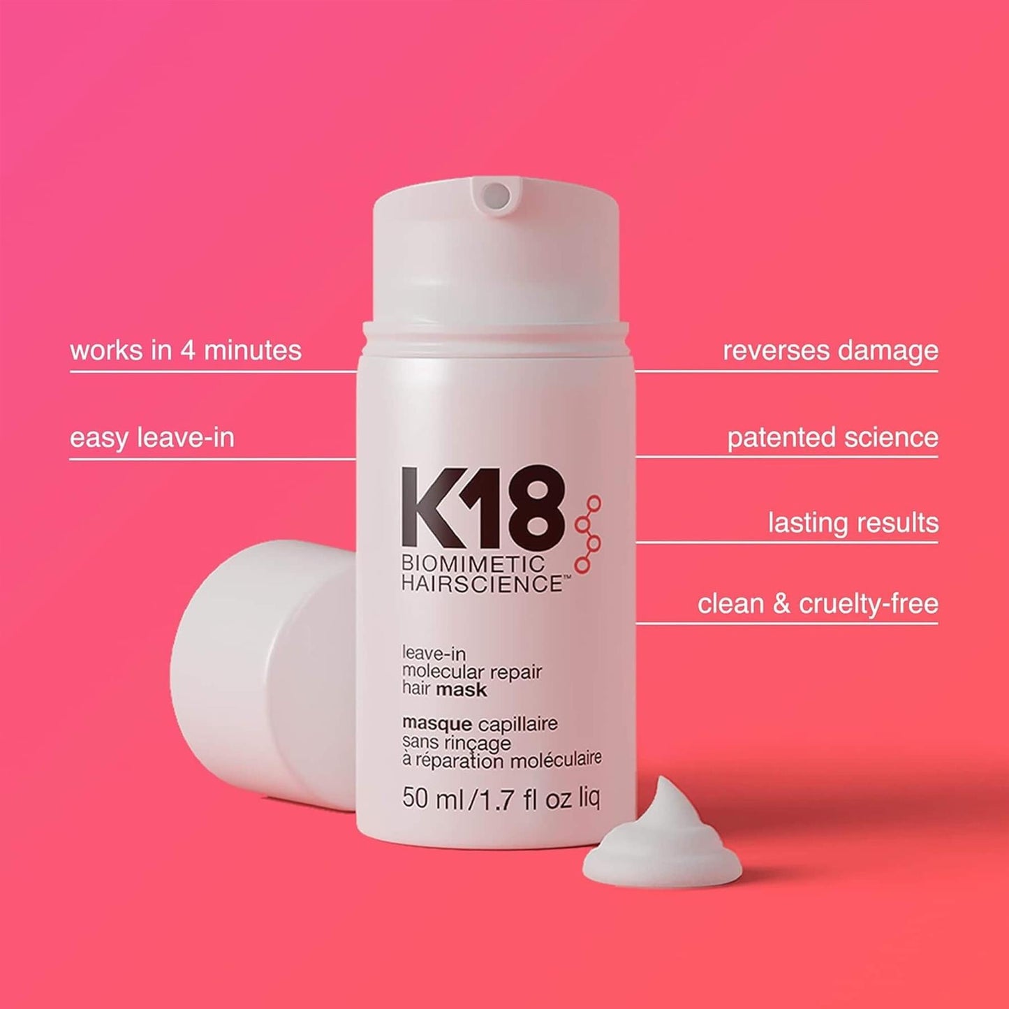 K18 Leave-in Molecular Repair Hair Mask