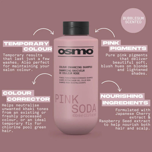 Osmo Pink Soda Colour Enhancing Shampoo