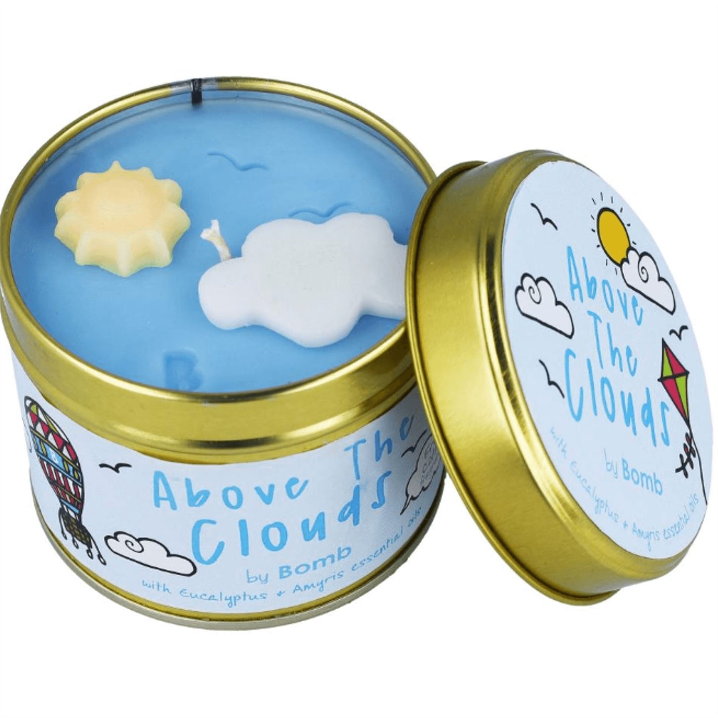 Bomb Cosmetics Tin Candle - Above The Clouds