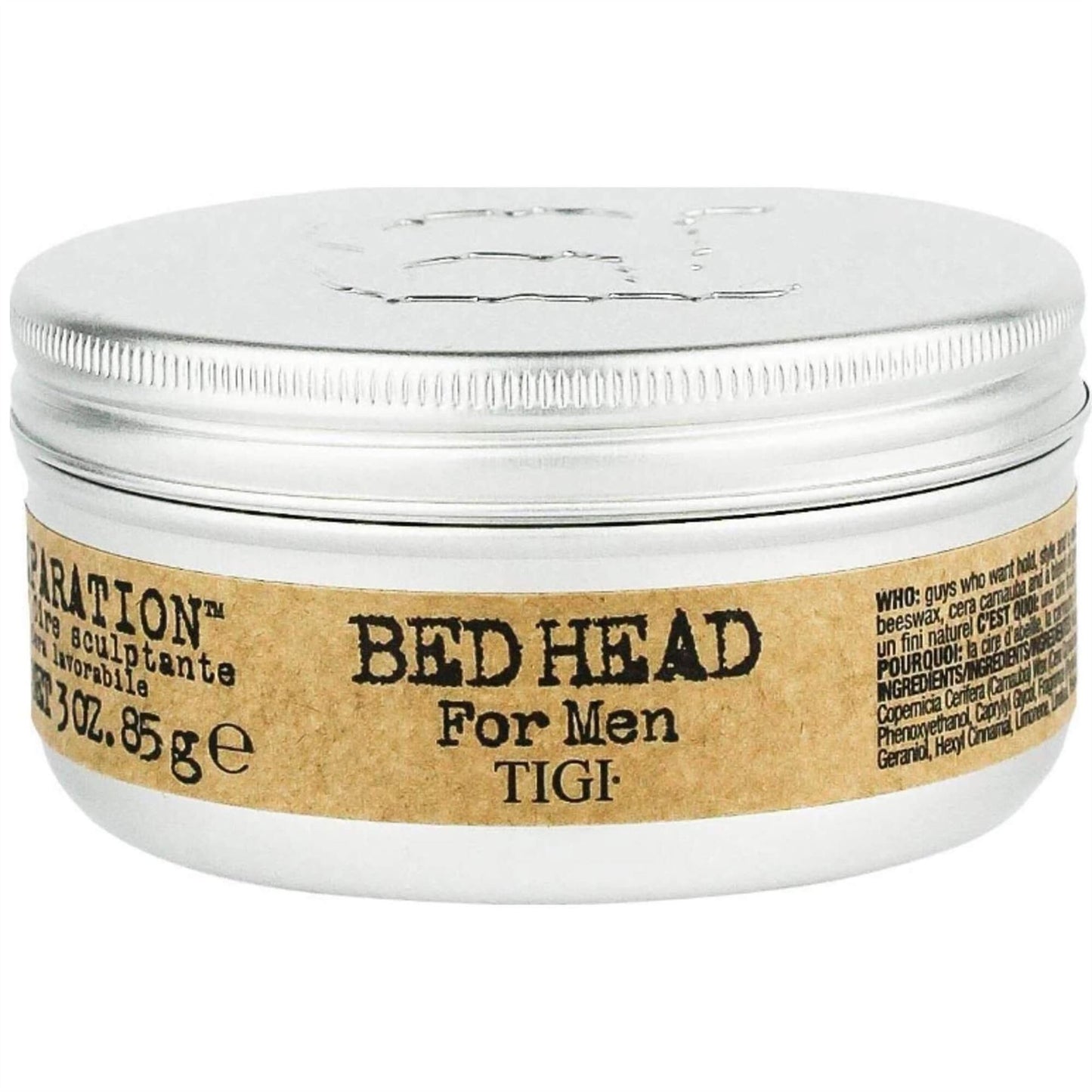 Tigi Bed Head For Men Matte Separation Wax - 85g