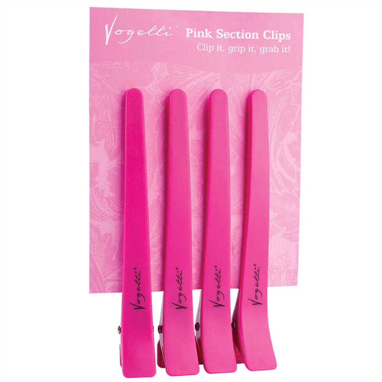 Vogetti Pink Section Clips - 4 Pack