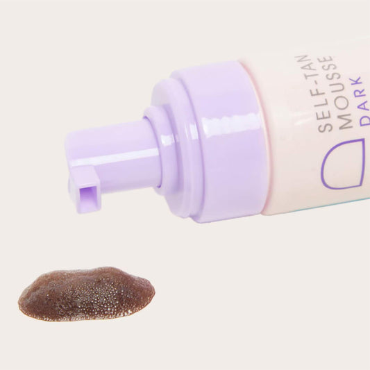 Sunkissed Self Tan Mousse 95 Percent Natural - Dark 200ml
