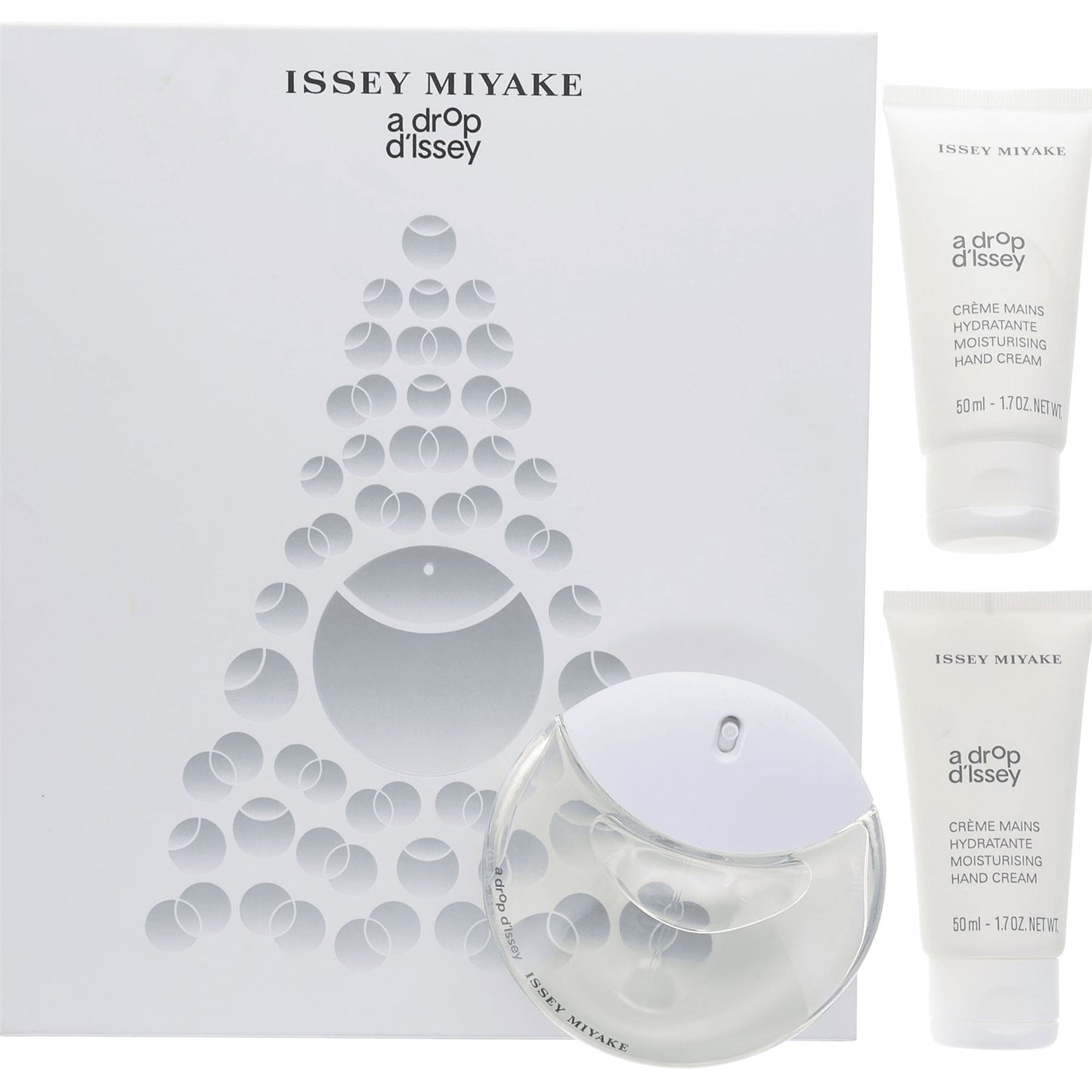 Issey Miyake A Drop D'issey Gift Set for Her - 50ml EDP / 2 x 50ml Hand Cream