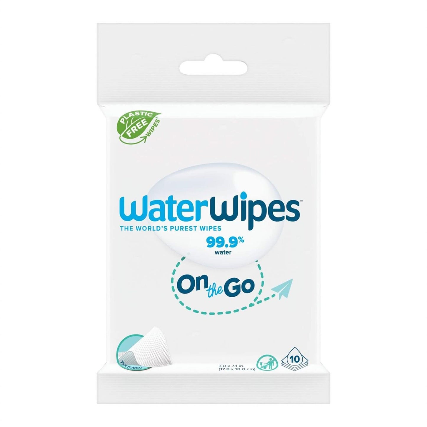 WaterWipes On The Go Wipes - 10 wipes
