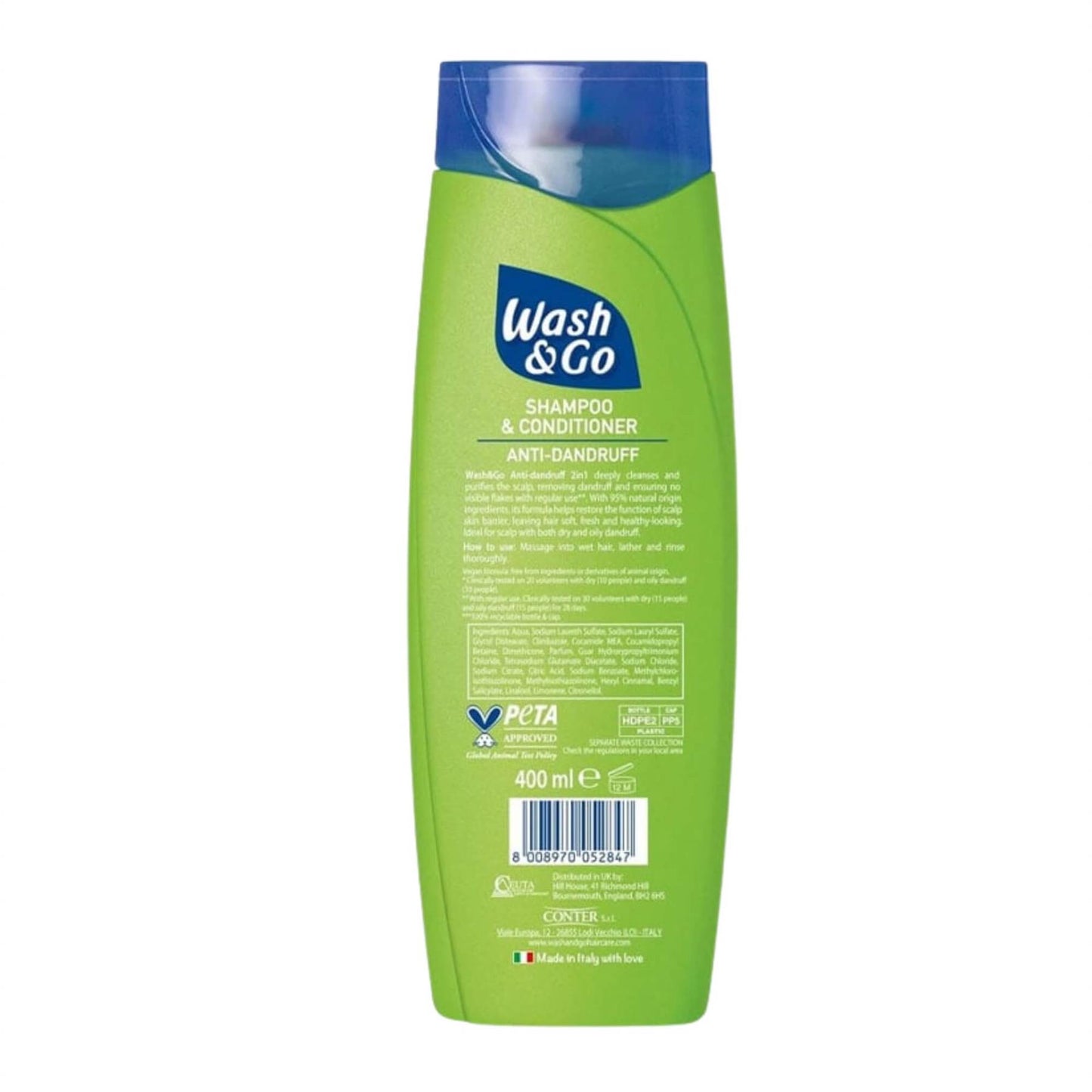 Wash & Go 2 in 1 Shampoo - Anti Dandruff