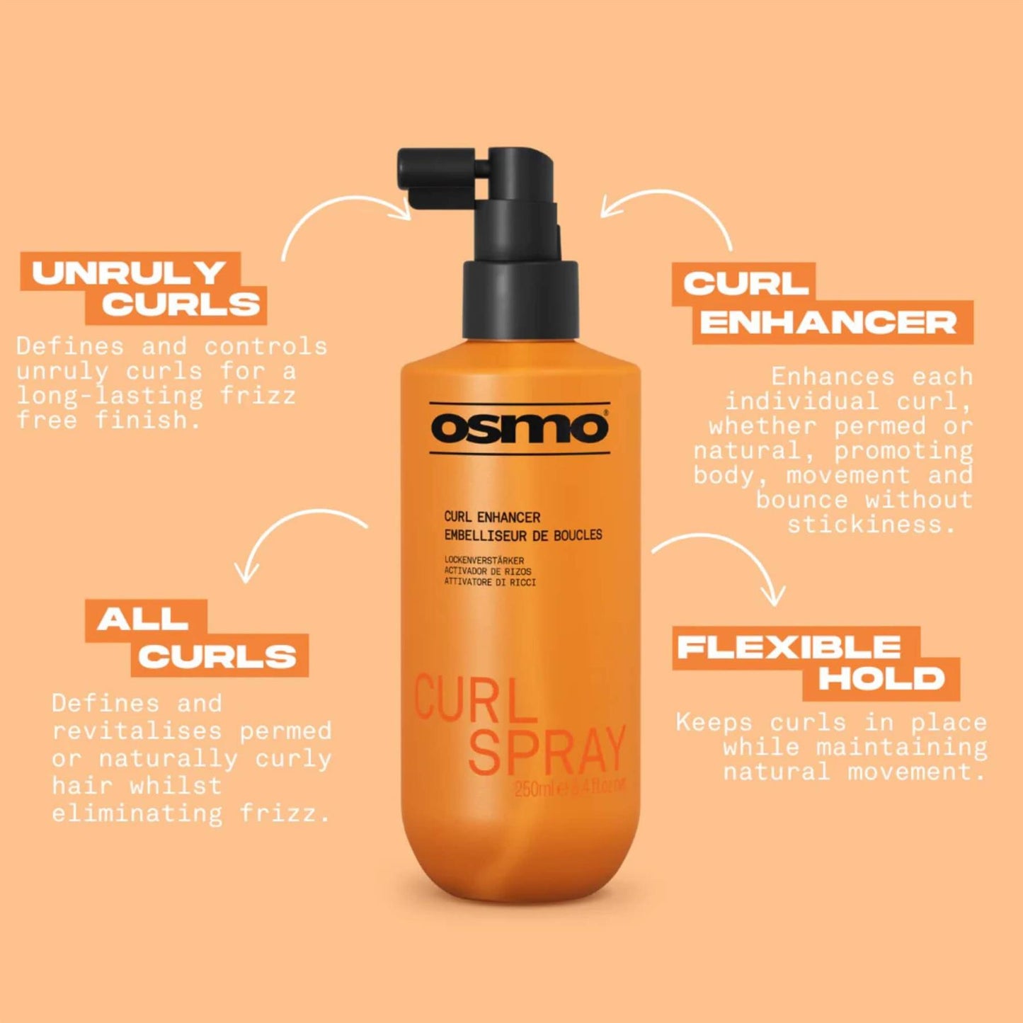 Osmo Curl Spray Curl Enhancer 250ml