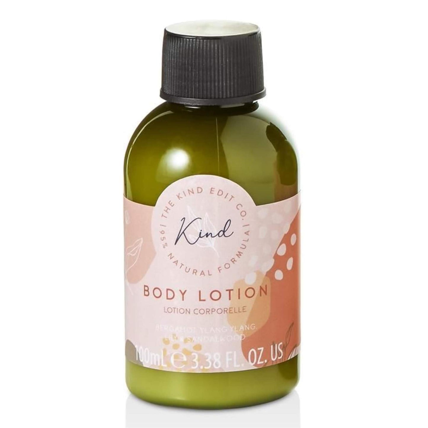 The Kind Edit Co Kind Cosmetic Bag Set - 100ml Body Wash / 100ml Body Lotion / 50g Bath Salts / Cosmetic Bag