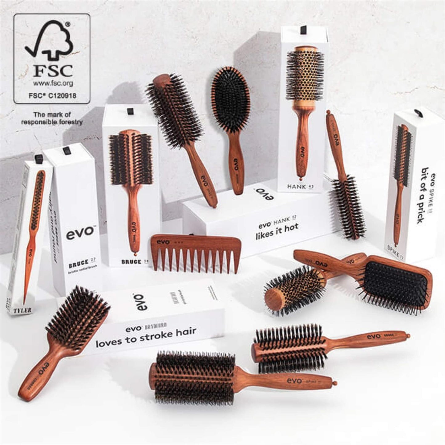 Evo Hank 52 Ceramic Vent Radial Brush