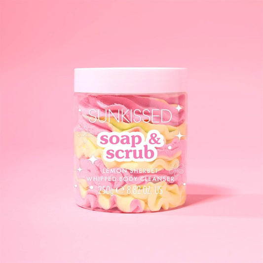 Sunkissed Soap and Scrub Whipped Body Cleanser