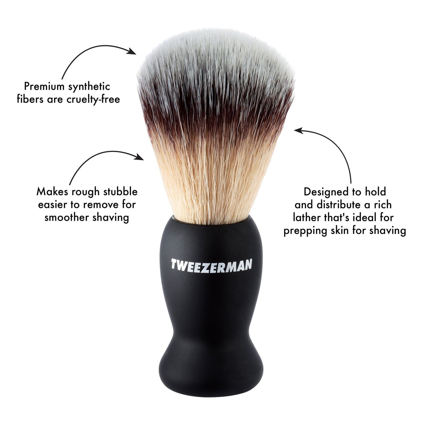Tweezerman GEAR Deluxe Shaving Brush