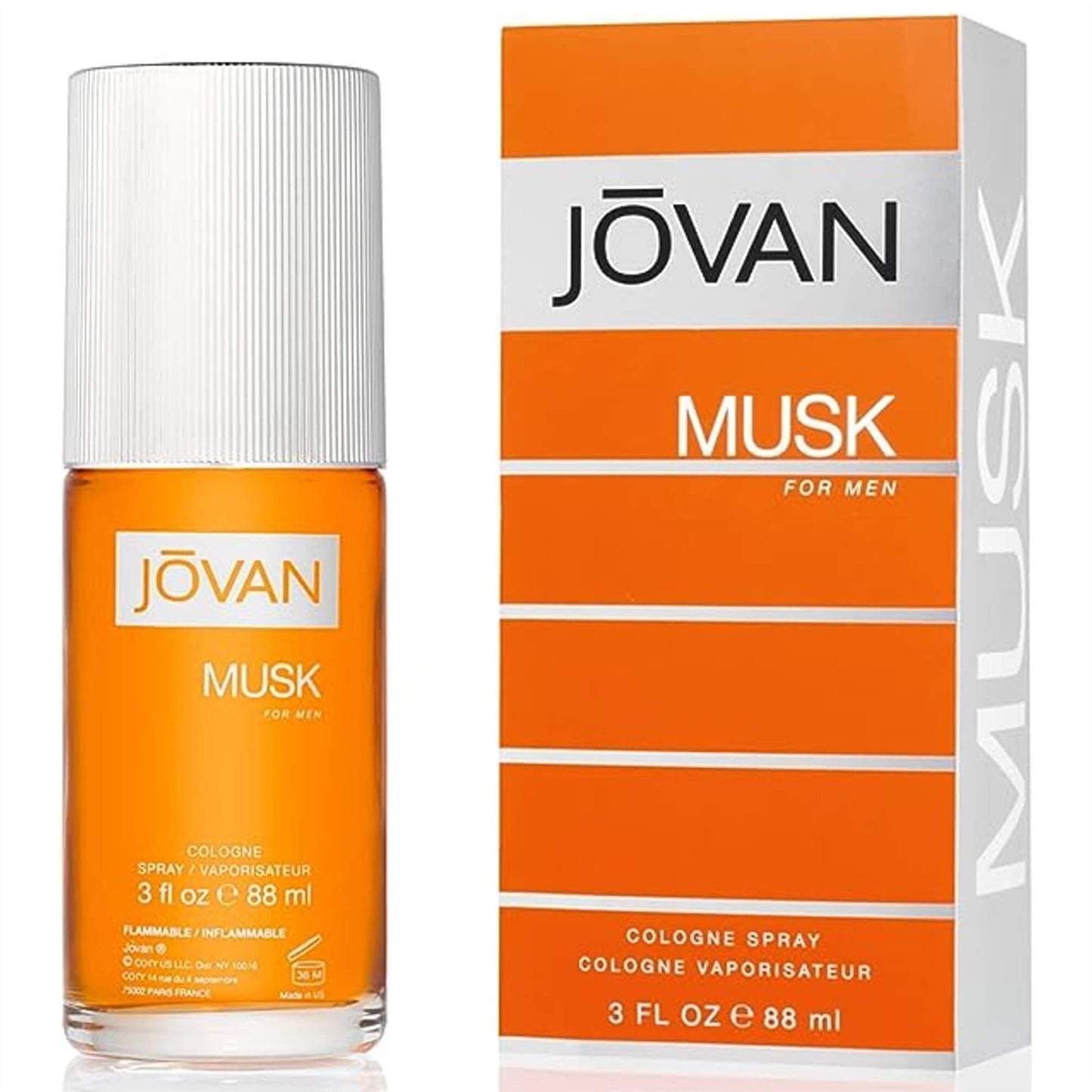 Jovan Musk Eau De Cologne For Him - 88ml