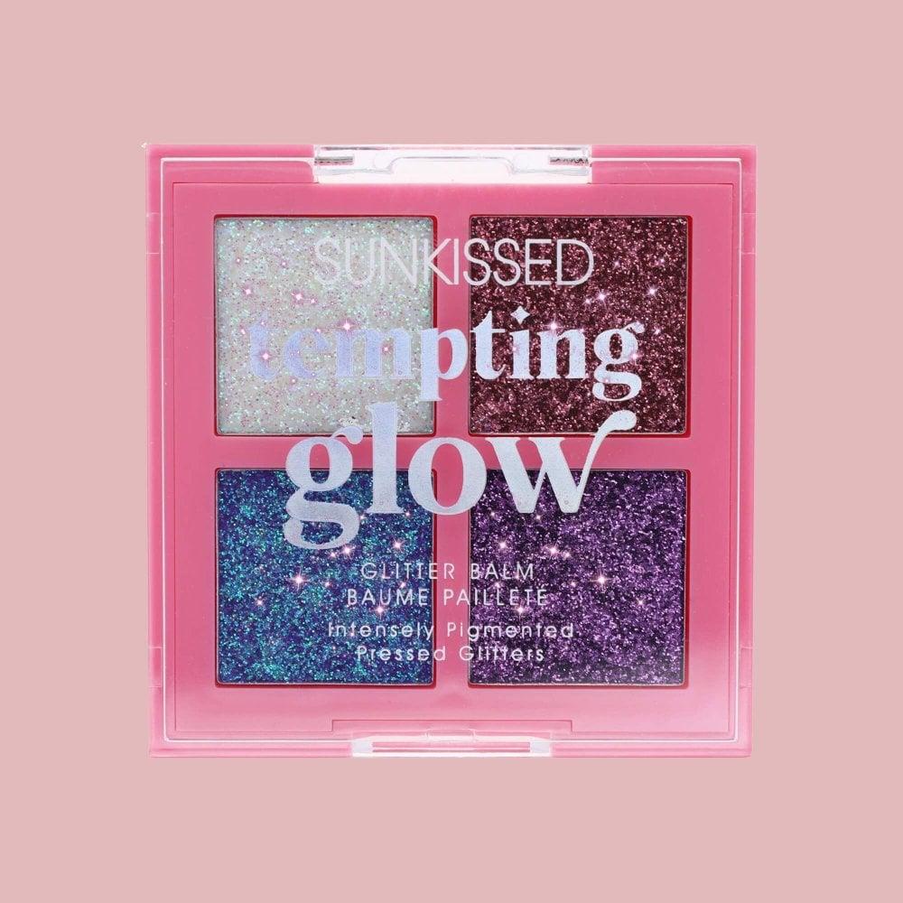 Sunkissed Glitter Balm Eyeshadow Palette - Tempting Glow