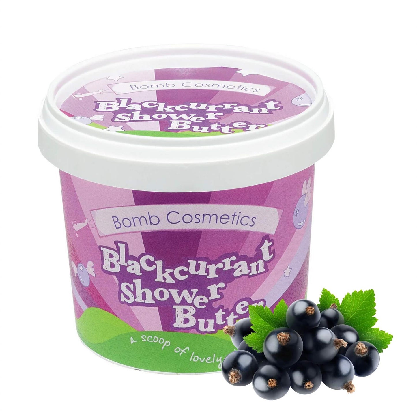Bomb Cosmetics Cleansing Shower Butter - Blackcurrant - 365ml