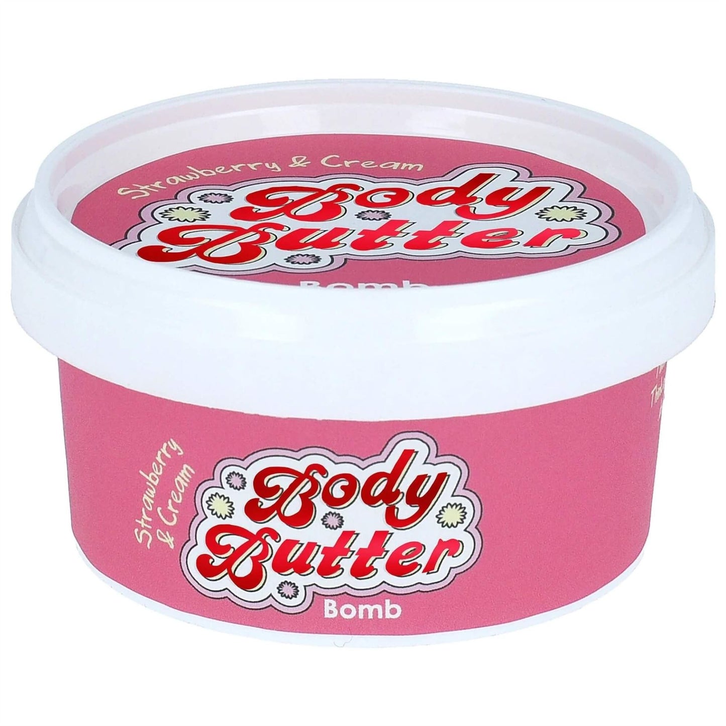 Bomb Cosmetics Body Butter - Strawberry & Cream - 210ml