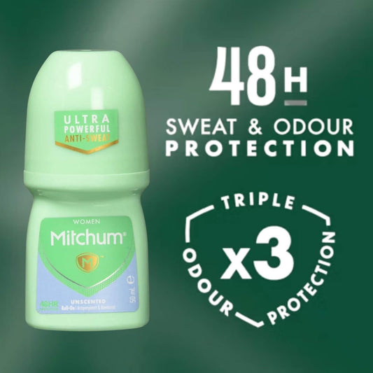 Mitchum Anti Perspirant Roll On for Her - Unscented