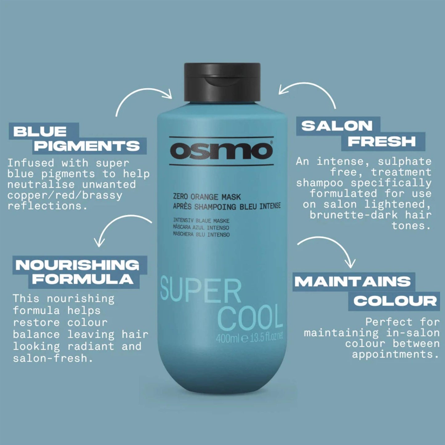 Osmo Super Cool Zero Orange Mask 400ml