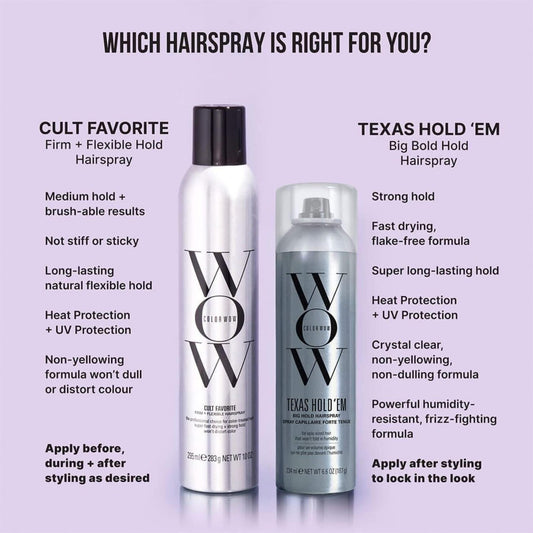 Color Wow Texas Hold em Big Hold Hairspray 234ml
