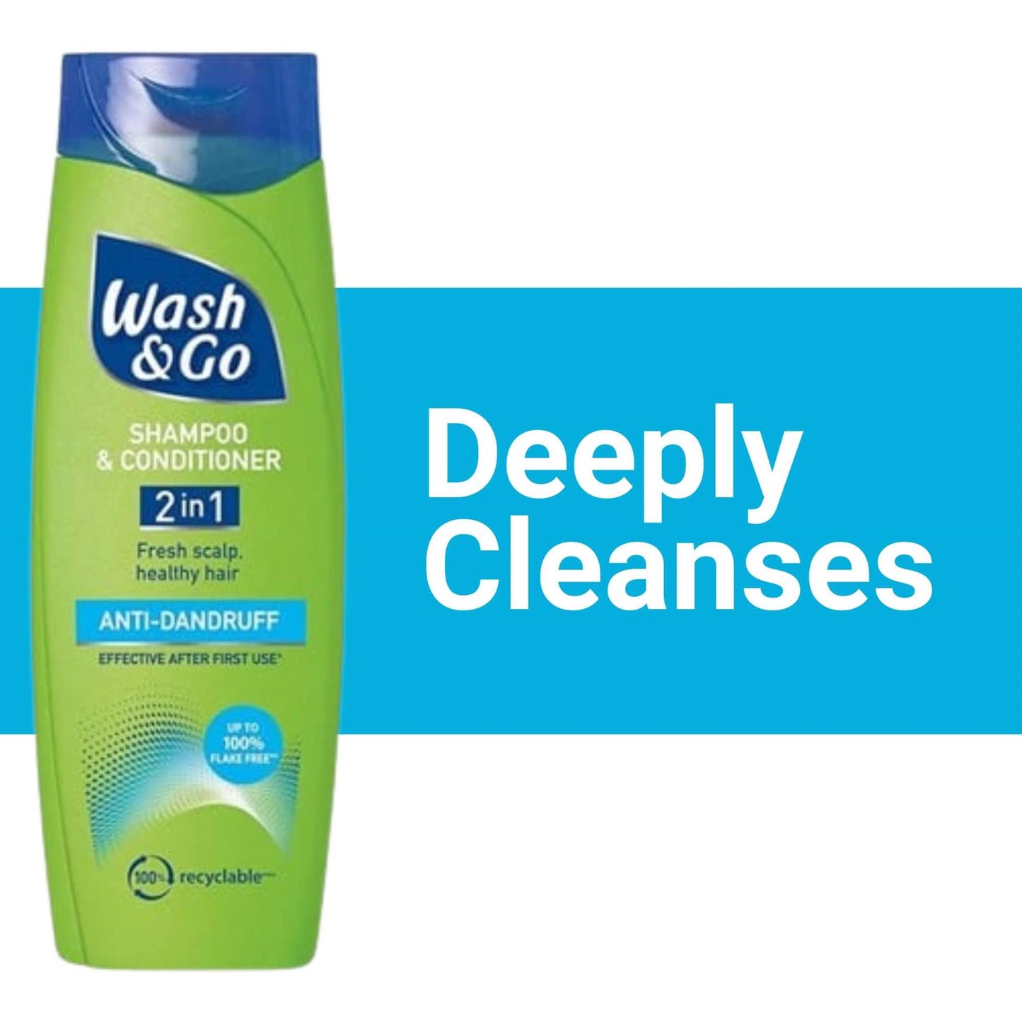 Wash & Go 2 in 1 Shampoo - Anti Dandruff