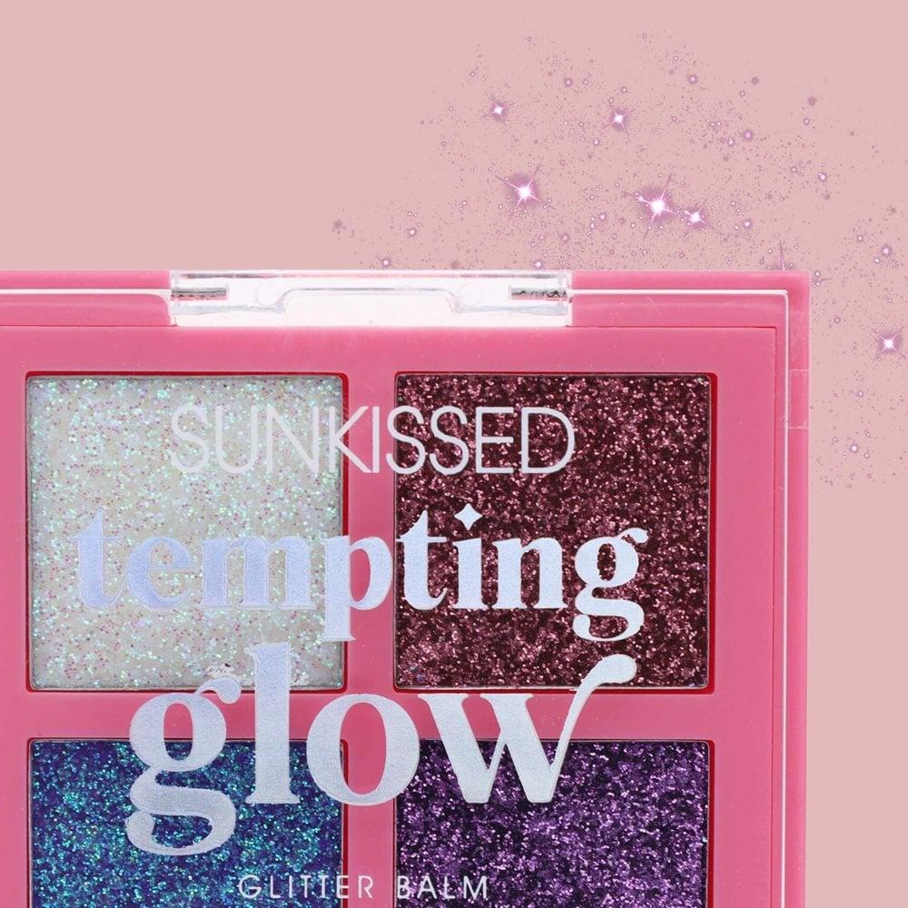 Sunkissed Glitter Balm Eyeshadow Palette - Tempting Glow