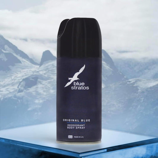 Blue Stratos Deodorant Body Spray for Men 150ml